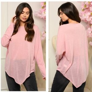 WOMEN'S LONG SLEEVE V CUT TOP